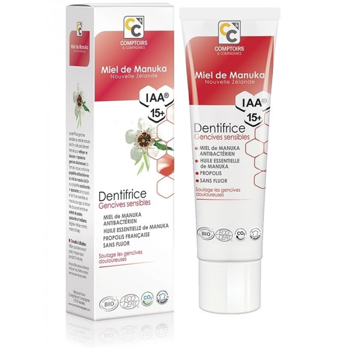 Dentifrice GENCIVES SENSIBLES au manuka IAA 15+ BIO