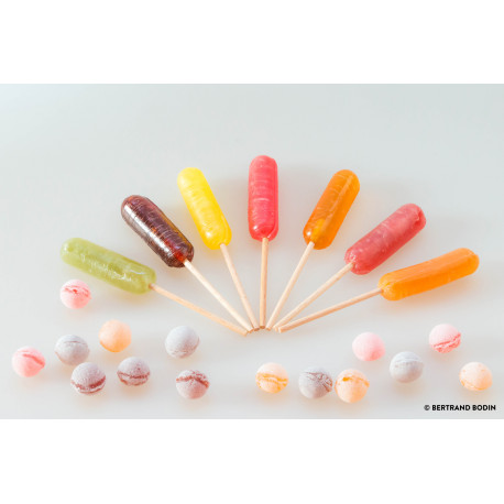 Assortment of 10 lollipops with Fruits / Honey