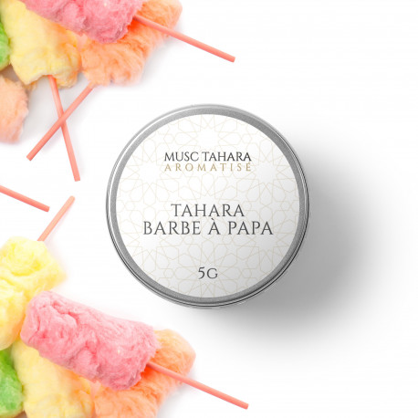 Musc Tahara aromatisé Barbe à papa - Pot de 5g