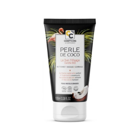 Perle de coco 3 en 1 visage au...