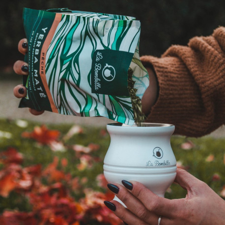 MATÉ PÊCHE BIO - 500G