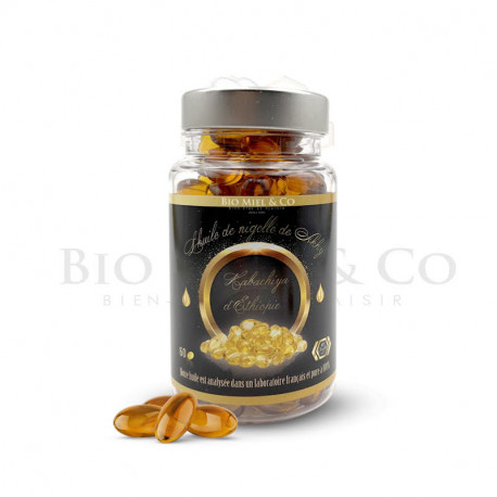 Cápsulas de aceite de semilla negra HABACHIYA (Etiopía) 60 capsulas