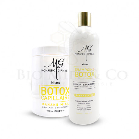 Pack botox + shampoing miel / banane - gianni monardo