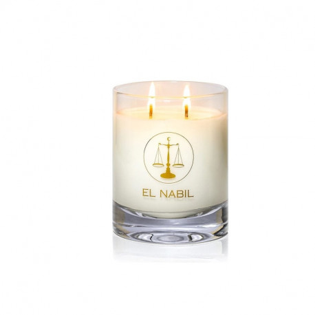 Large scented candle Musk Halima El Nabil - 400 grams