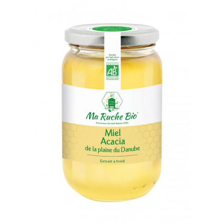 Miel de acacia orgánica (de Plaine de Danube) - 500gr