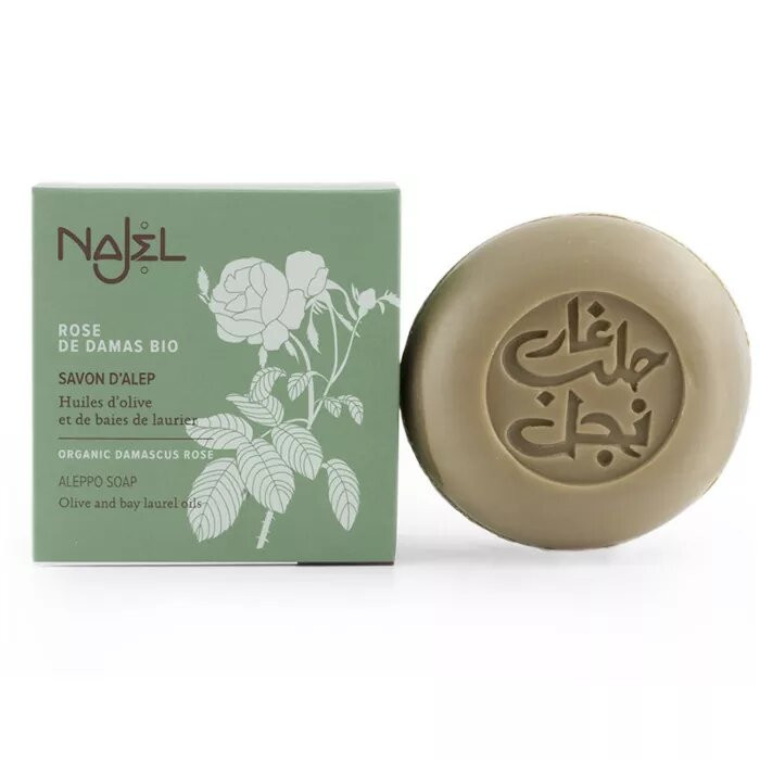 Aleppo jabón rosa de Damasco