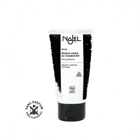 Face mask with organic vegetable charcoal - 75ml