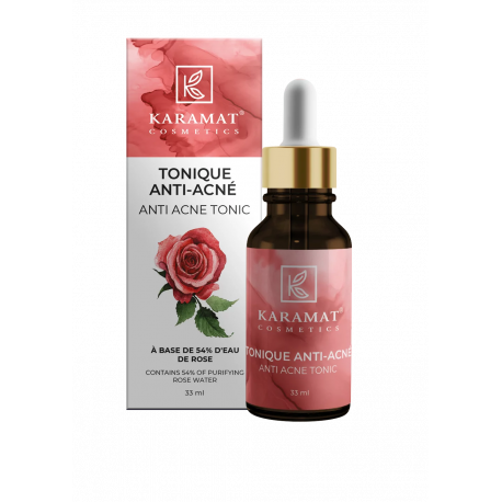 Anti-acne tonic lotion with rose water