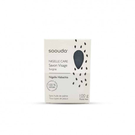 Solid soap with habachia nigella for the face Saouda - 100g