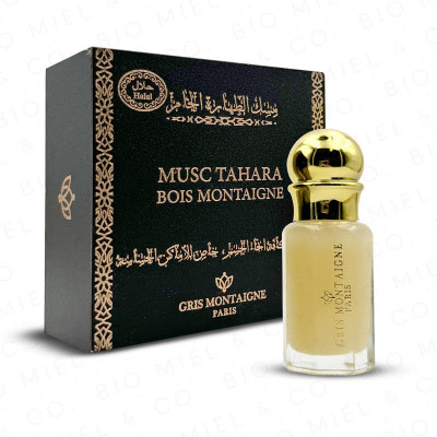 Musc Tahara parfum BOIS MONTAIGNE de gris montaigne - coffret 12ml