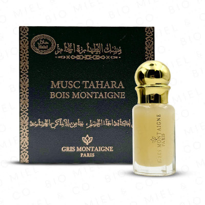 Musc Tahara parfum BOIS MONTAIGNE de gris montaigne - coffret 12ml