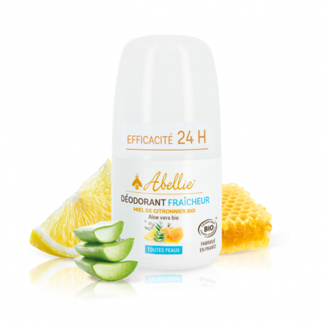 Fraîcheur® desodorante orgánico, miel de limonero y aloe vera - 50 ml
