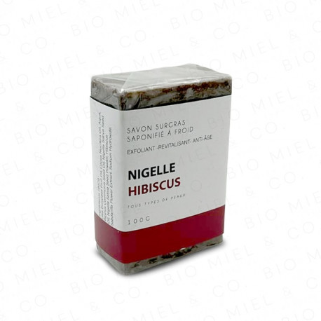 Nigella & Hibiscus Kaltverseifte feste Seife