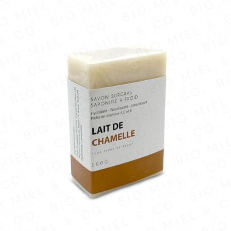 Cold process soap bar with camel milk