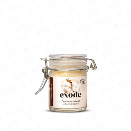 EXODE Desodorante natural orgánico - Nigella Habachiya Oil aroma de algodón floral