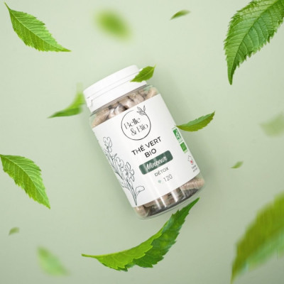 Gélules de thé vert BIO - 120 gélules