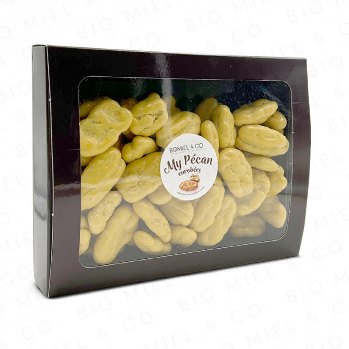 Pecans coated with...