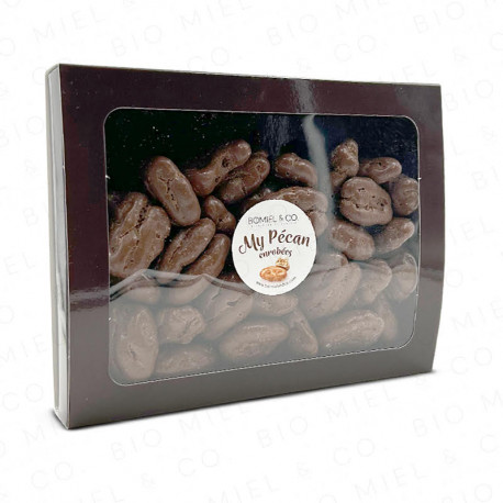 Pecans coated in MILK CHOCOLATE (Dubai)