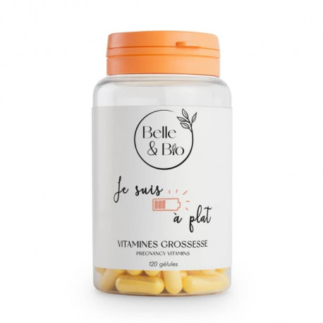 “Je suis à plat” Pregnancy Vitamins – 120 Capsules