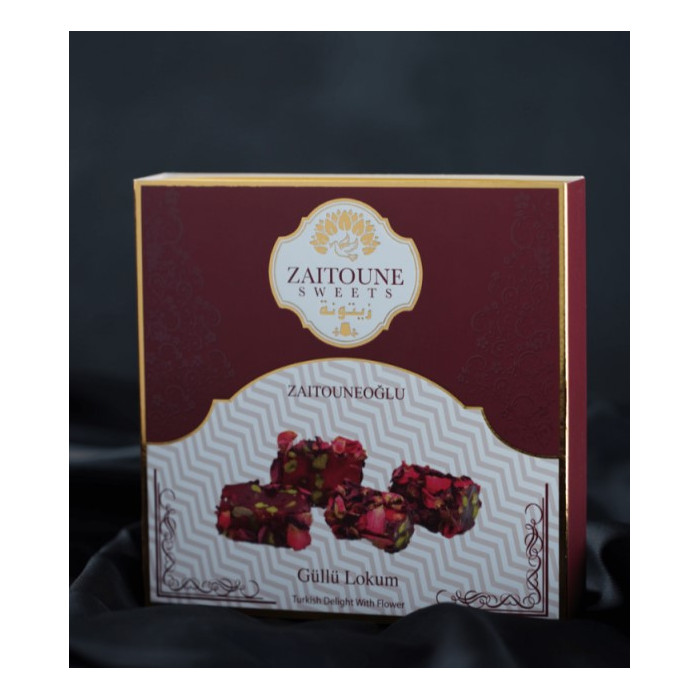 Raha Loukoum mit Rose und Pistazien von Antep | BioMiel&Co