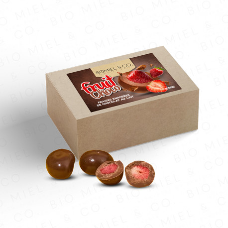 FRUITCHOCO - Fraises enrobés de chocolat au lait