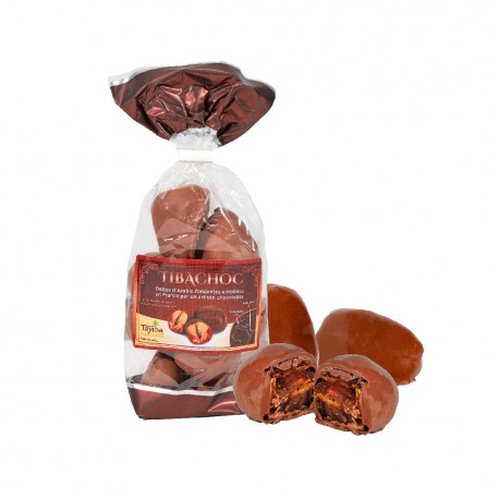 Dátiles recubiertos de chocolate TIBACHOC - 200g