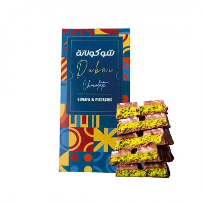 Dubai Schokoriegel Pistachio Kunafa  – 200g