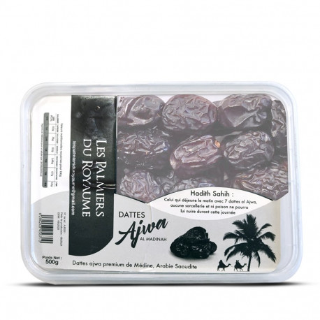 Dattes ajwa de Médine fraiches 2020 (au frigo) - 500 gr