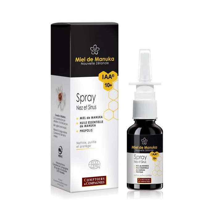 Spray Nez et Sinus Bio Miel de manuka IAA10+
