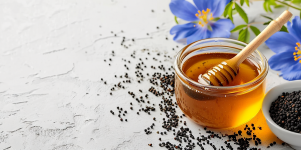 Miel de nigelle I Achat miel noir habba sawda (Black seed honey)