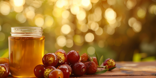 What is jujube honey called in Arabic?