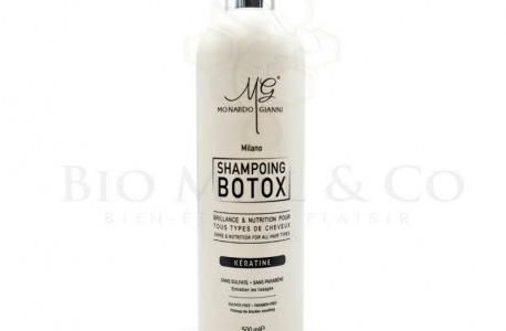 Shampoing botox et shampoing à la kératine pour réparer les cheveux